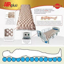 Colchão Pneumático Ortopédico Anti Escaras Dellamed AirPlus até 135kg 220V