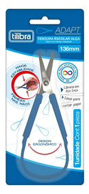 Tesoura Escolar Adapt Com Alça Ergonômica Adaptada - Tilibra