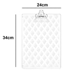 Prancheta Acrílica Ofício Super Waleu Cor Cristal