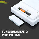 Termo Higrômetro Digital Temperatura Umidade Relógio Int/ext
