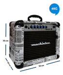 Amplificador Mackintec Maxx 15 Transistor para guitarra de 15W cor jornal