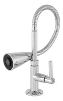 Torneira Gourmet Cozinha Bancada Pia Flexível 2 Jatos Abs Prateado