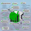 Mini Soprador Aspirador De Pó 3em1 Usb Portatil Recarregável Cor Verde
