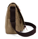 Bolsa Transversal Carteiro Pasta Para Notebook Lona Resistente Multifuncional Zafin Cor Marrom