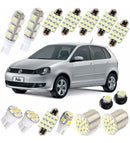Kit Lampadas Led Golf Polo Hatch Pingo Teto Placa Ré Torpedo - Branca Golf Polo