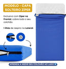 Capa Colchão Impermeável Solteiro Hospitalar Antialérgico