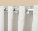 Cortina Blackout com voil para quarto e sala tamanho 4,00 x 2,70 na cor Branco Gelo