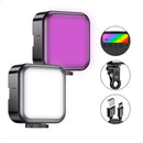 Rgb Profissional Mini Portátil Iluminador Led Fotos E Videos Preto Rgb