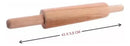 Rolo Para Massa Madeira Pau De Macarrão Profissional Stolf