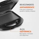 Sanduicheira Master Grill 750w S-20 Preto/inox Mondial Cor Preto