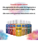 Corante Líquido Bisnaga Preto 50ml 3 Unidades Xadrez