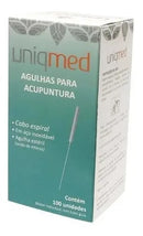 Agulha De Acupuntura 25x40mm Cx C/ 100 Unid - Uniqmed