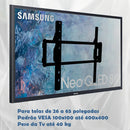 Suporte Weisserhase De Parede Ou Painel Fixo Para Tv 26 29 32 39 40 43 48 49 55 60 65 Pol Preto