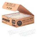 Wire-o Para Encadernação A5 5/8 2x1 Para 120fls Branco 36un