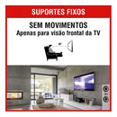 Suporte Tv Fixo Led Lcd Smart 10 A 90 Polegadas Universal Brasforma VESA SBRU951