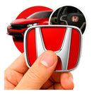 Emblema Volante Civic City Fit Hrv Crv Si Fundo vermelho