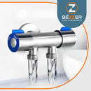 Registro 1/2 Torneira Saída Dupla Ducha Higiênica Lava Louça