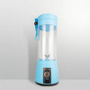 Mini Liquidificador Portatil Shake Juice Cup + Cabo Usb Cor Azul