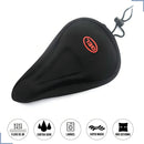 Capa Gel Banco Bike Selim Almofada Forro Bicicleta Ajustável