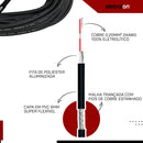 Cabo De Microfone Balanceado Xlr Macho Xlr Femea 1m Metro