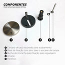 Par Fixador Para Assento Vaso Sanitário Privada Inox Inowar