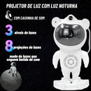 Projetor De Luz Caixa De Som Noturna Galáxia Astronauta Star Cor da cúpula Branco Cor da estrutura Branco
