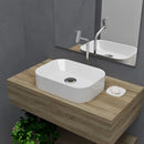 Cozimax Luna Cuba Pia Branca de Apoio 36.5x27cm Para Banheiro Lavabo