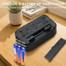 Relógio Despertador Digital Mesa Cabeceira Data Te Preto 1.5V