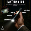 Kit Sobrevivencia Completo Com Faca + Canivete + Lanterna Preto