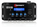 Processador de Áudio Taramps Pro 2.4S Digital 4 Vias Saída RCA e Fio Crossover Equalizador 15 Bandas Anti-Puff Alinhamento Som Automotivo Profissional Alta Performance 12 Presets DSP