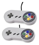 Kit 2 TZ KP-3124 Controles Nintendo Snes Usb Para Pc Windows Mac Linux