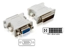 Adaptador Dvi-i 24+5 Pinos Macho P/ Vga 15 Pinos Femea