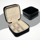 Mini Porta Jóias de Couro Preto S-GULL