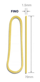 Elástico de borracha para oficina Mamuth 18 amarelo en envelope x 1200 unidades