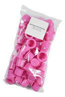 Batoque Descartável Micropigmentação 10mm Rosa Kit 50un