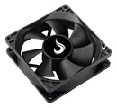 Cooler Fan 80mm Risemode Black 1500 Rpm 12v Molex Ventoinha