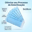 Envelope P/ Esterilização Auto Selante 9x26 C/200 Unidades