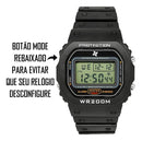 Relógio Masculino Digital Quadrado Á Prova D'água Original