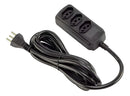 Extensão 3 Tomadas Tripolar 20a 5m Preto Force Line
