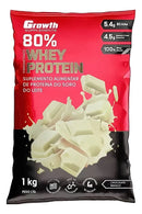 (top) Whey Protein Concentrado 80%(1kg) -gro Chocolate branco