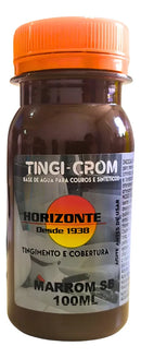 Tinta marrom semi brilho Ting Crom Bota horizonte para couro e sintético borracha plástico tingimento e cobertura bota bolsa jaqueta banco carro artesanato customização