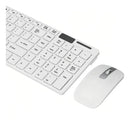 Kit Teclado E Mouse Sem Fio Wireless Usb 2.4 Ghz Abnt2 Qwerty Ergonômico Ley-171 Cor Branco