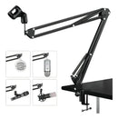 Suporte Pedestal Braço Articulado De Mesa Para Microfone