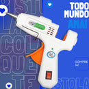 Pistola De Cola Quente Bico Fino Bivolt + 10 Bastões - Lar Das Fitas