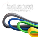 Kit Com 4 Rubber Band Mini Band Faixa Elástica Pilates Fisioterapia