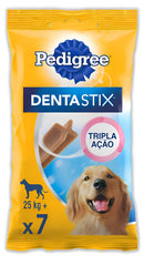 Petisco para Cães Adultos Raças Grandes Pedigree Dentastix Pacote 270g 7 Unidades