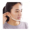 10 Máscara Acrilica Transparente Estética Maquiagem Microbla