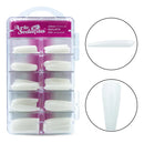 Kit 100 Unhas Postiça Realista + Super Cola Tekbond 793 20g Postiças Manicure Unha Nail Art Alongamento