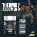 Bodyaction Thermo Abdomen Black - 60 Comprimidos Termogênico - Sin Sabor