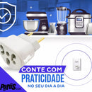 Kit 5 Adaptador De Tomada Benjamin Bob Love Pino Chato
